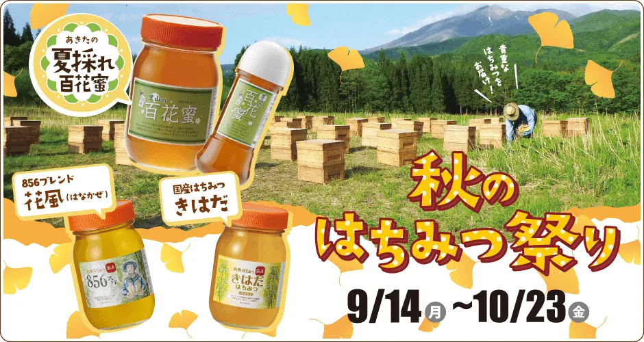 秋限定国産はちみつ