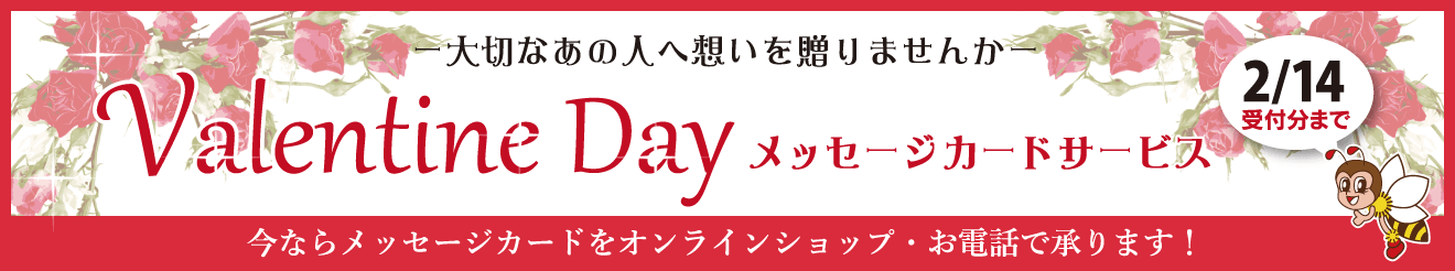 2026バレンタインメッセージカード受付中